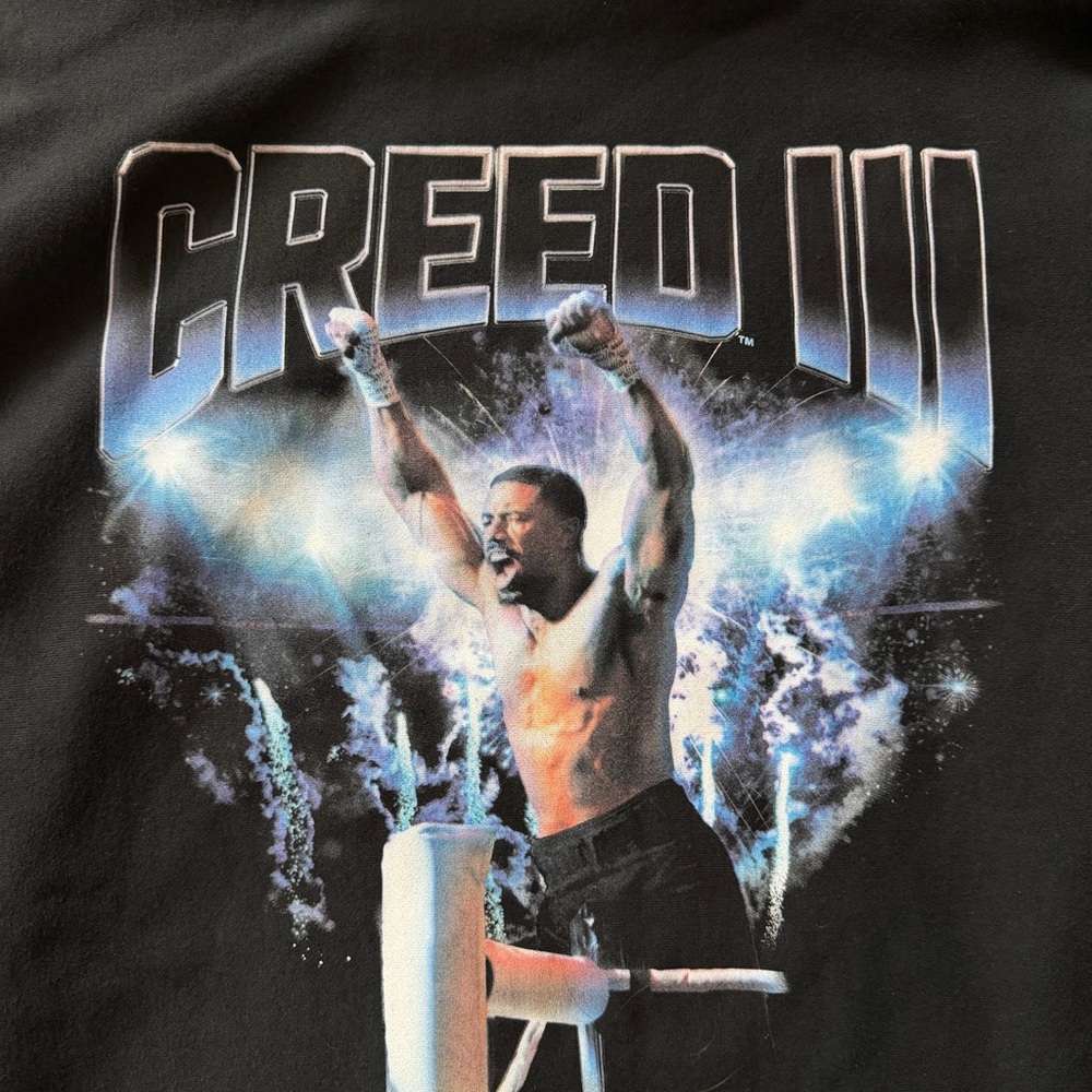 Creed III Shoe Palace Hoodie XL Black Boxing Graphic - Picture 2 of 12